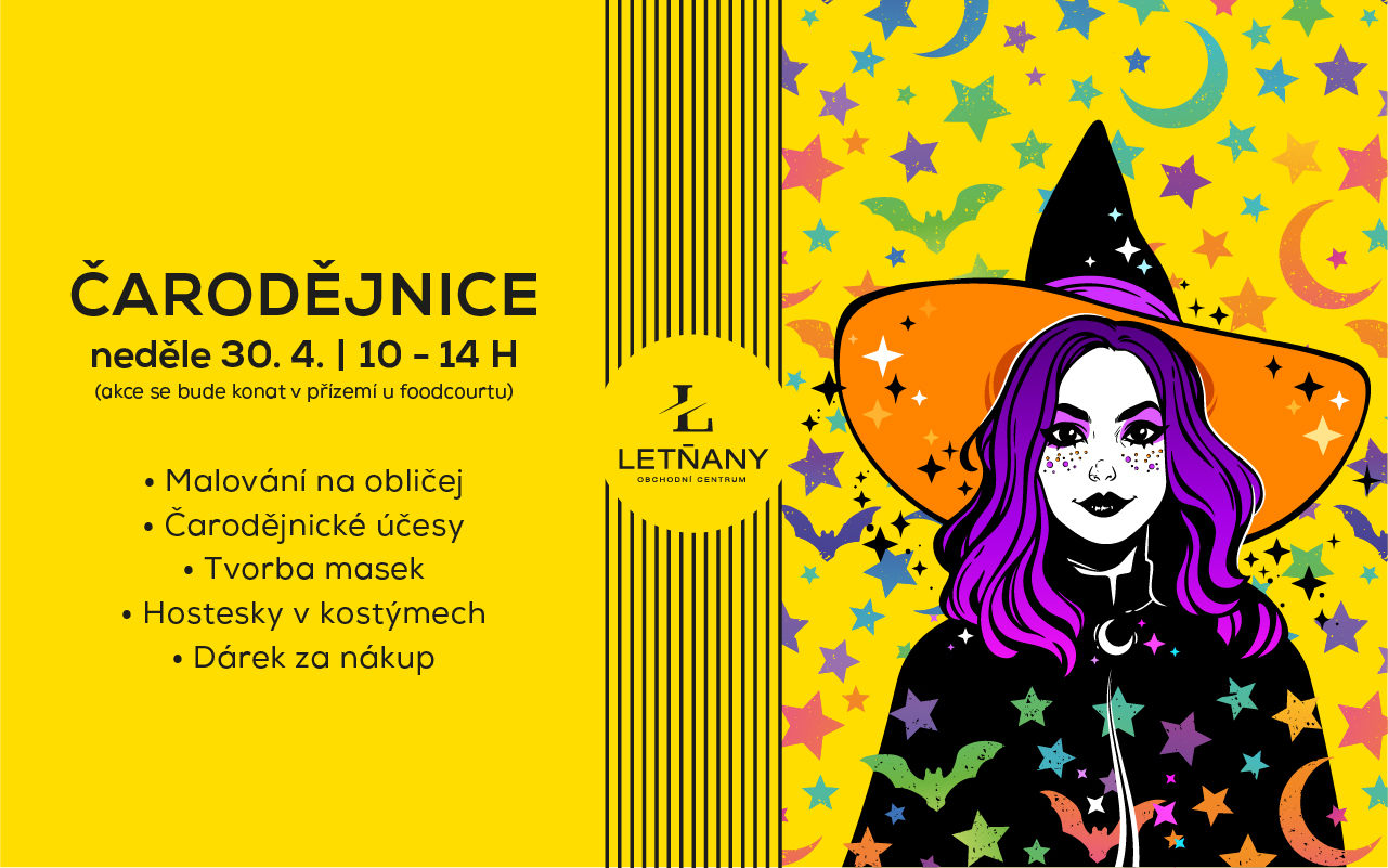 Čarodějnice v OC Letňany