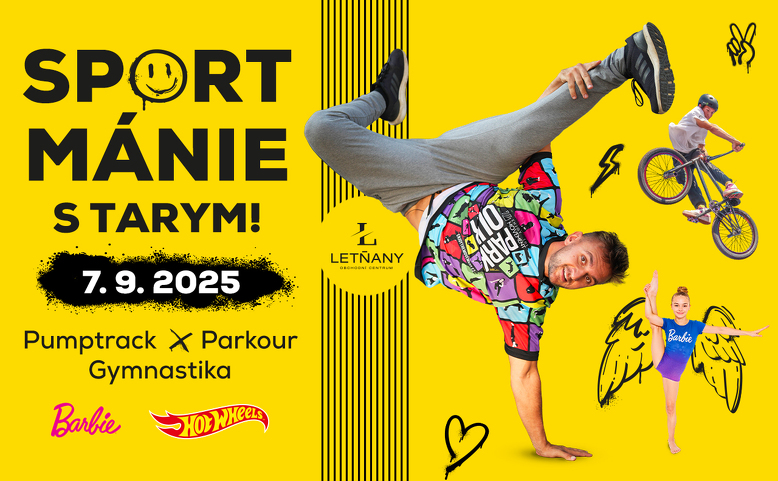 Sportmánie s Tarym v OC Letňany