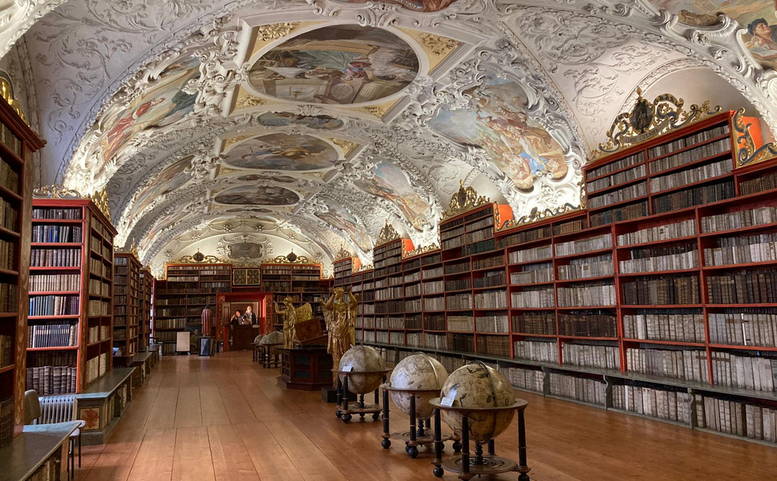 Prohlídka sálů Strahovské knihovny