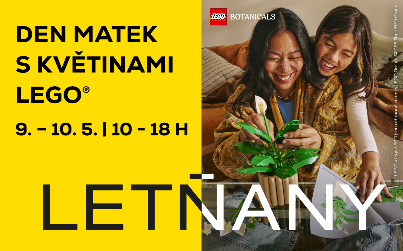 Den matek s LEGO® Botanicals v OC Letňany
