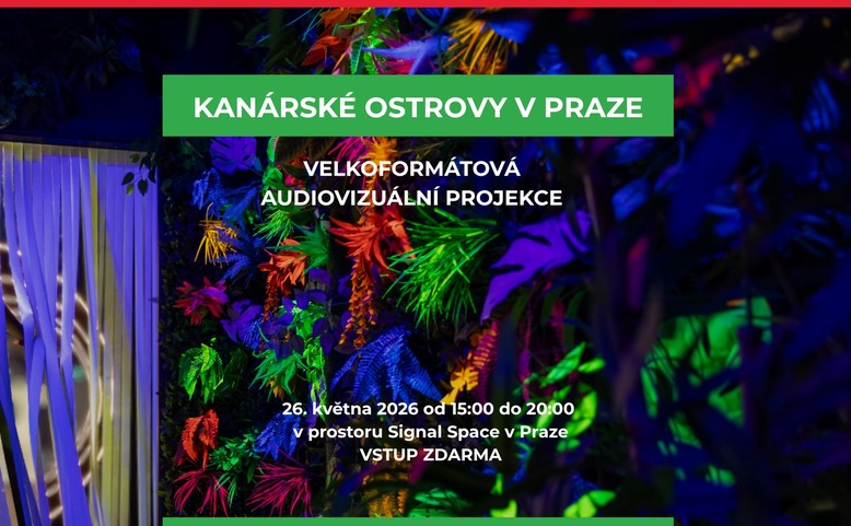 Kanárské ostrovy v Praze: Audiovizuální show