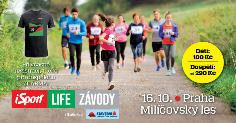 iSport LIFE závod (Praha - Milíčovský les)