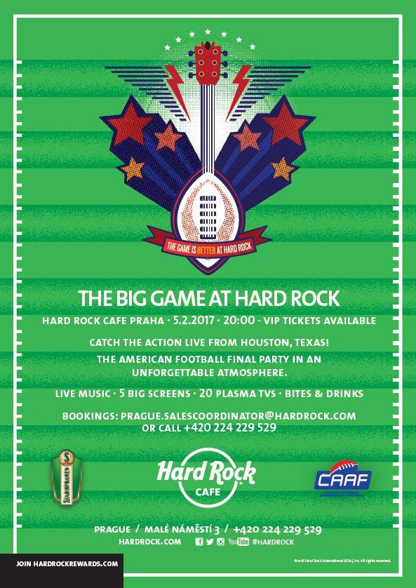 The Big Game at Hard Rock Cafe