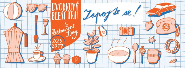 Dvorkový bleší trh & Restaurant Day na Praze 6