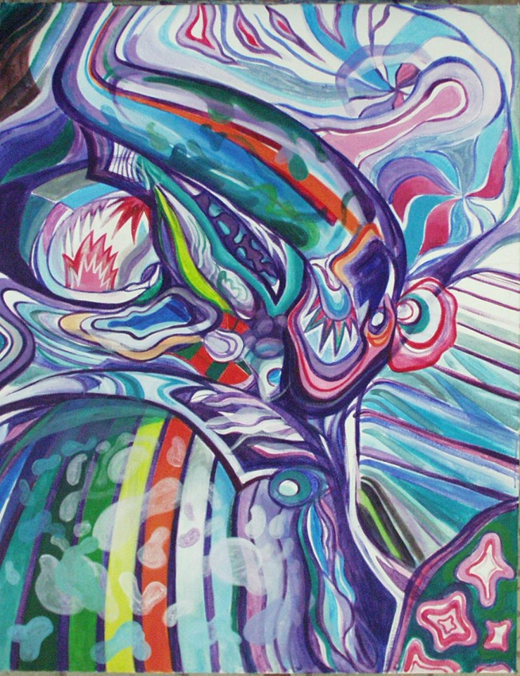 Kurz techniky malby: vlastní projekt – obraz na figurální téma