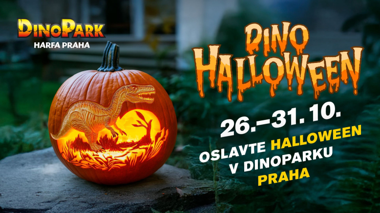 Halloween v DinoParku Harfa