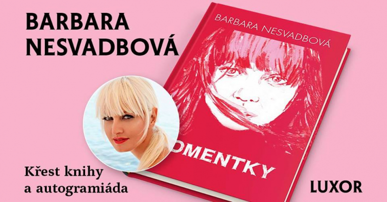 Autogramiáda Báry Nesvadbové a křest její nové knihy Momentky