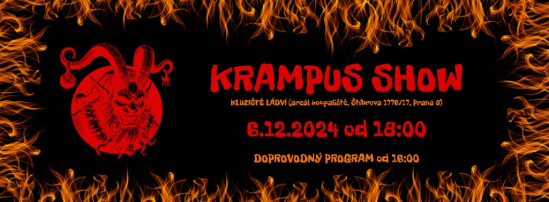 Krampus show v areálu koupaliště Ládví