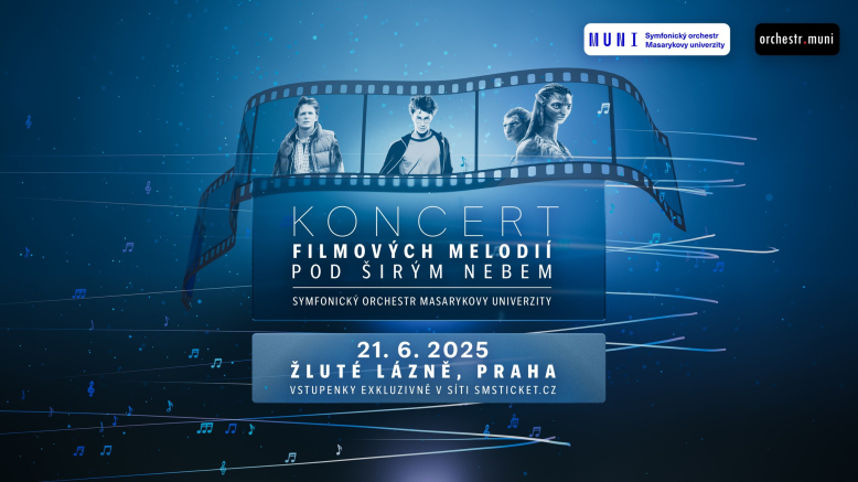 Koncert filmových melodií pod širým nebem