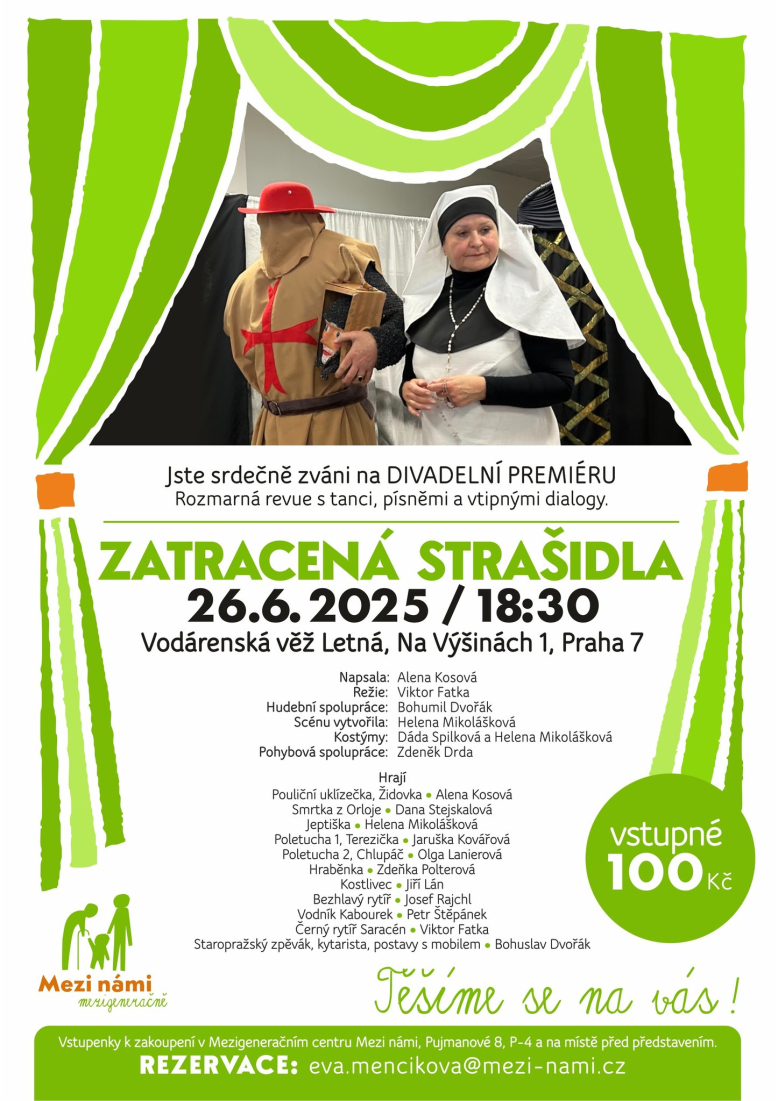 Premiéra divadelní hry Zatracená strašidla