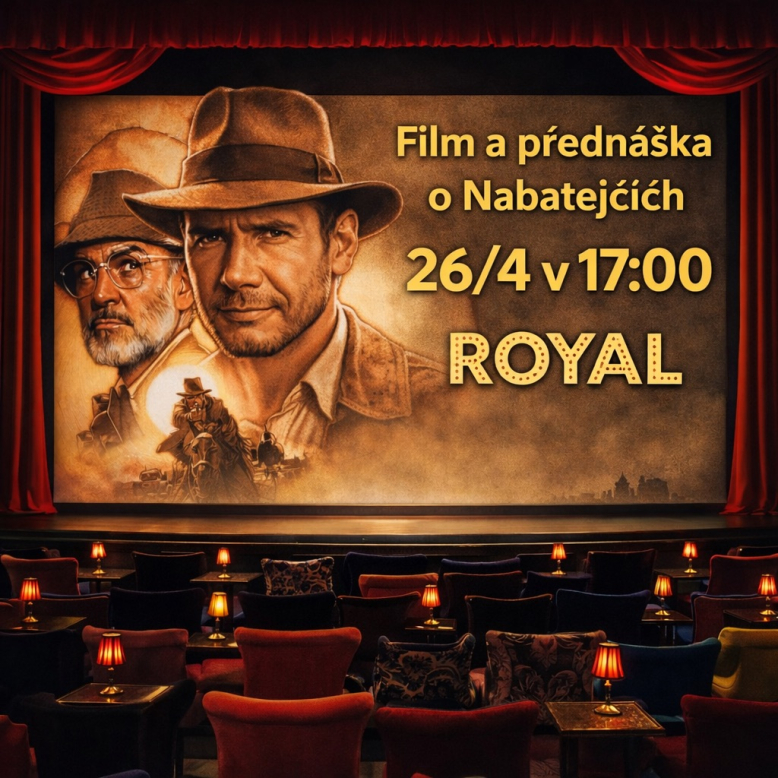 Promítaní filmu Indiana Jones a Poslední křížová výprava + přednáška o Nabatejcích