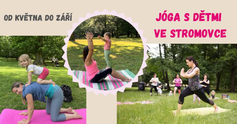 Jóga s dětmi ve Stromovce