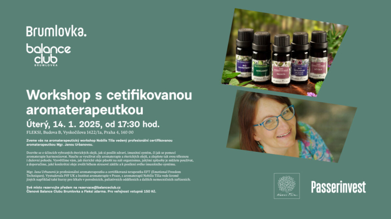 Workshop s certifikovanou aromaterapeutkou