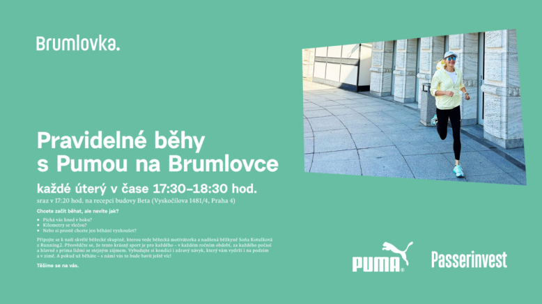 Pravidelné běhy s Pumou na Brumlovce