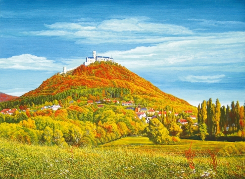 Krajinomalba v plenéru - ak.mal. Milan Fibiger