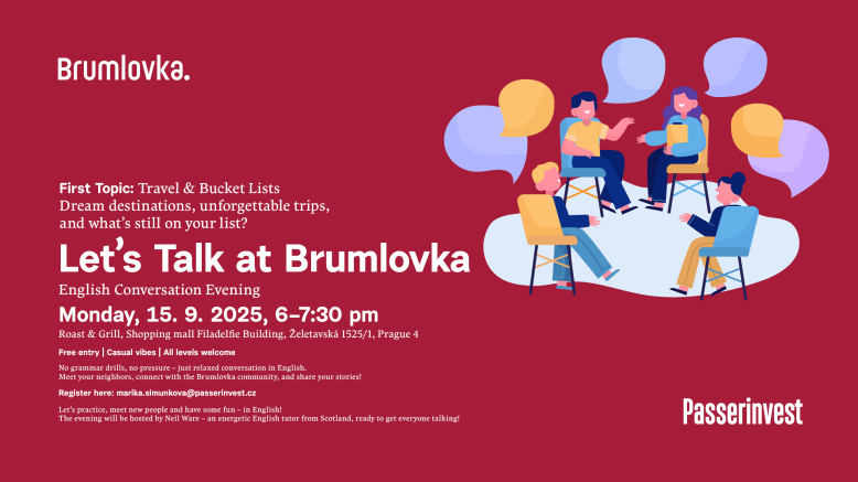 Konverzace v angličtině: Let’s Talk at Brumlovka