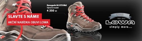 Limitovaná edice výročního modelu Renegade 90 GTX Mid Lowa Osvědčená klasika, která nikdy nezklame...