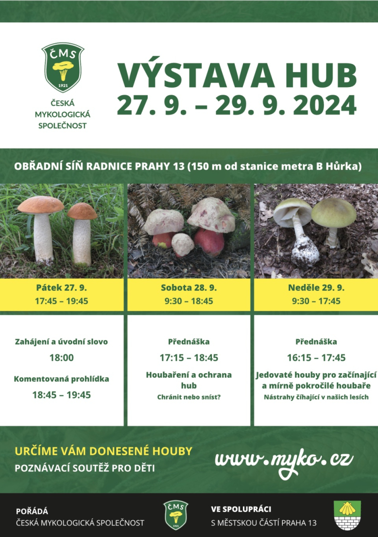 Výstava hub v Praze