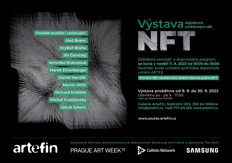 NFT - výstava digitálních uměleckých děl