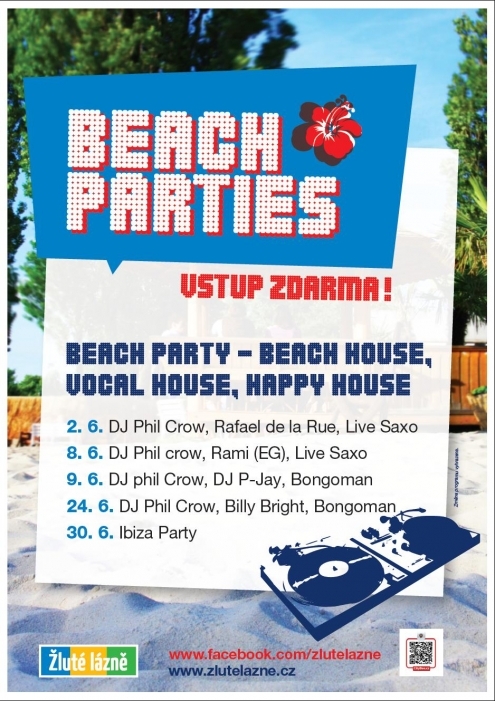 Pravidelný program Beach bar Žluté lázně