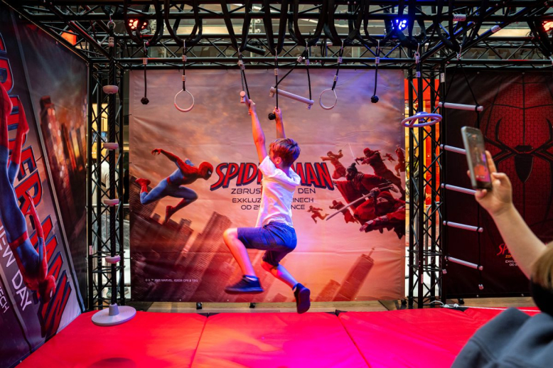 Westfield Černý Most zve na zábavnou Spider-Man zónu