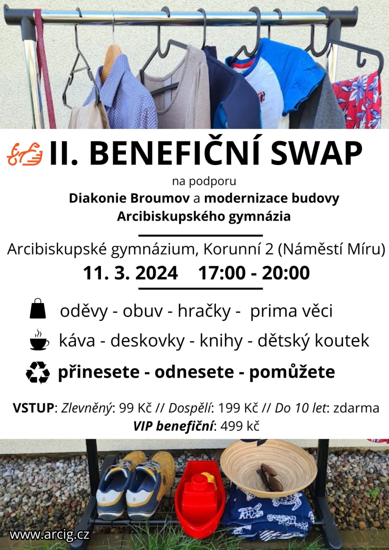 Benefiční swap na Arcibiskupském gymnáziu